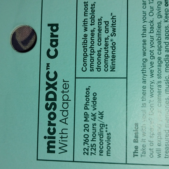 Keep ONN 100006054 microSDXC Card 128gb With Adapter 100 Mb/s New Phone Memory - Picture 5 of 9